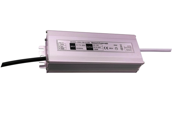 Ultralight 8.33A 12 Volt Outdoor Power Supply , Rainproof Constant Voltage Driver