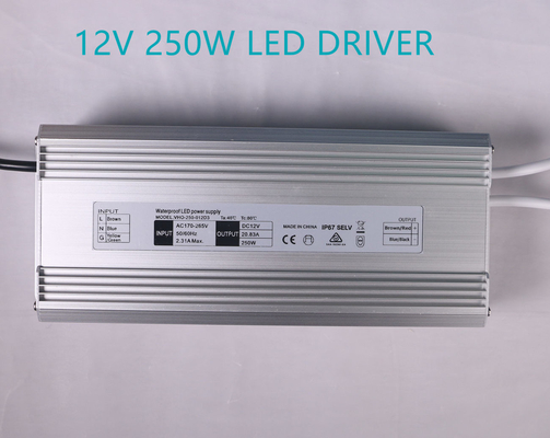 Antirust Durable Waterproof LED Power Supply IP67 Multipurpose