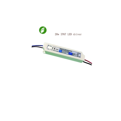 Fireproof 1670mA 12 Volt LED Strip Driver , Ultralight LED Strip Light Power Supply